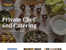 Tablet Screenshot of moabprivatechef.com